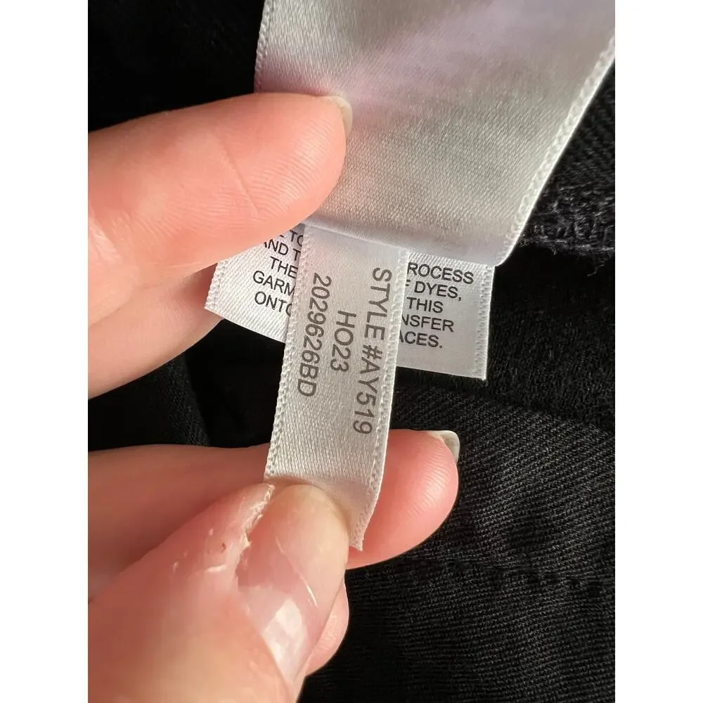 NWT J. Crew Men's Straight-Fit Jeans Signature Flex Dark Shadow Black Size 30x30
